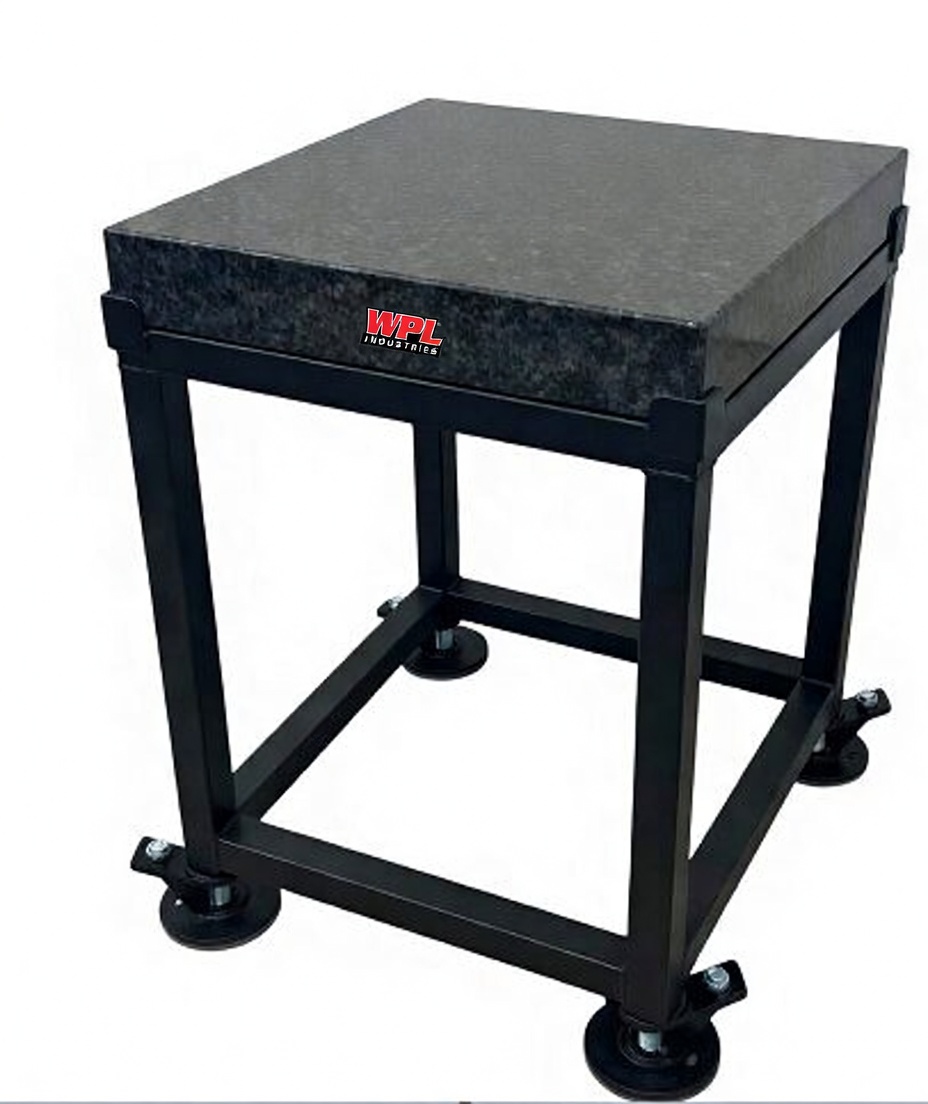 Anti-vibratietafel met granieten meetblad voor kalibratie