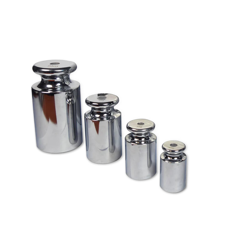 Knopgewichten 1g tot 20kg - Chrome of RVS