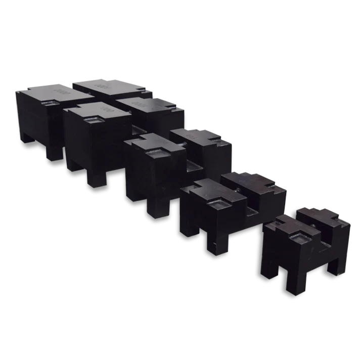 Massastukken 250kg tot 2000kg - Gietijzer